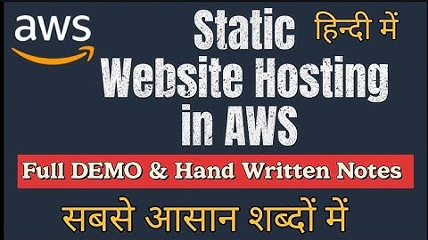 Static Website Hosting in S3 in AWS FULL DEMO in Hindi | Cloud Tech Burner