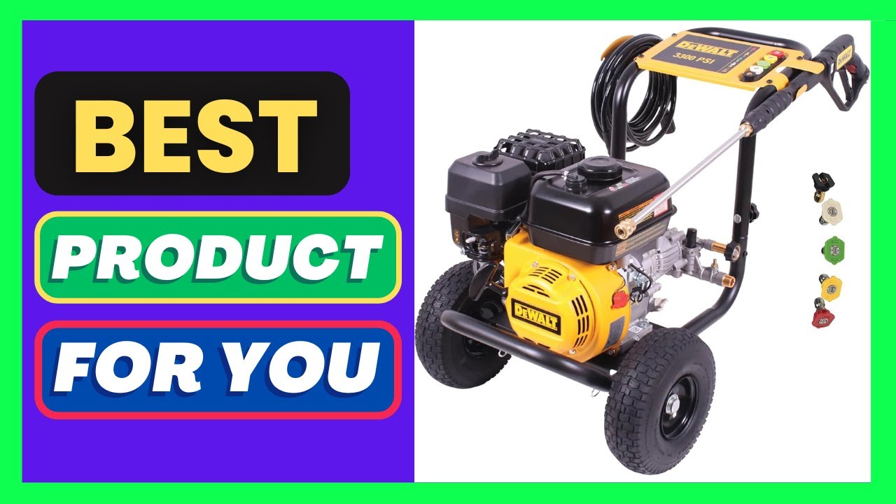 Dewalt 61147S 3300 PSI 2.4 GPM Gas Cold Water Pressure Washer