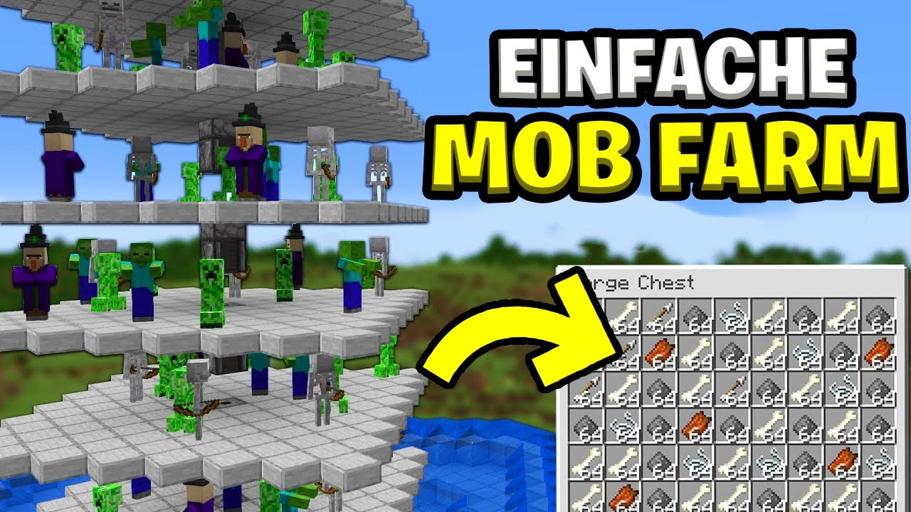 Wie Baut Man Einen Rüstungsständer In Minecraft Die einfachste Monster Farm in Minecraft bauen - einfache Minecraft Mob