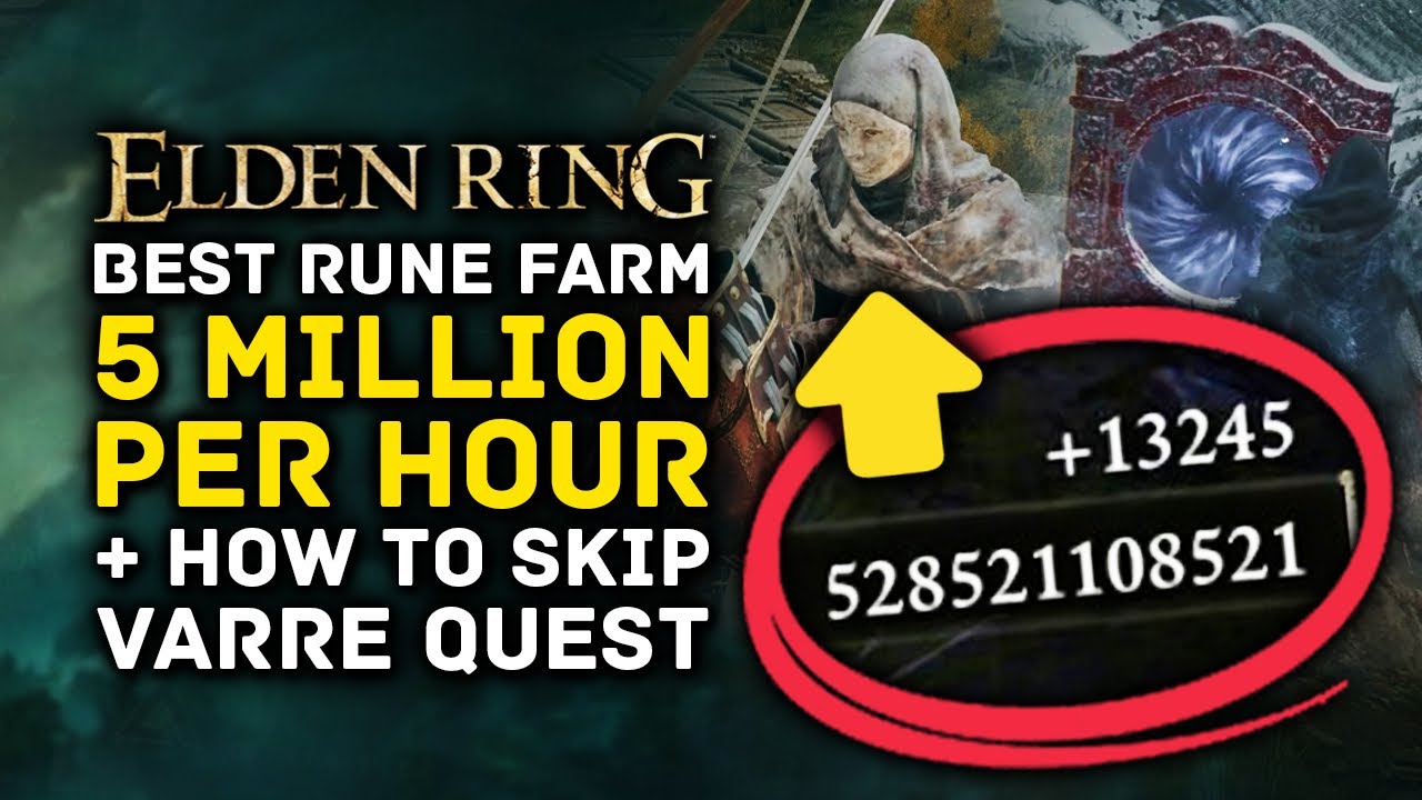 Tent Method Rune Elden Ring | 5+ MILLION RUNES In 1 MIN! | NEW RUNE! Farming method ...