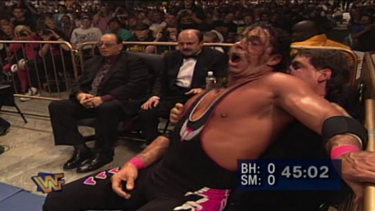 WWF Champion Bret Hart vs Shawn Michaels Iron Man Match