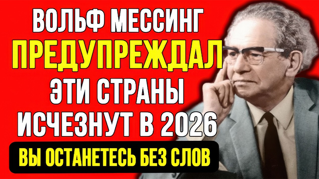 МЕССИНГ ПЕРЕЧИСЛИЛ 7 СТРАН КОТОРЫЕ ИСЧЕЗНУТ С КАРТЫ! Вы не поверите!