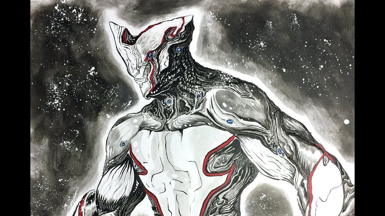 Warframe Fan Art - Excalibur Painting - Time lapse