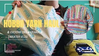I Bought Yarn from Hobbii... and Made a Hoodie! | Ellielauracrochet