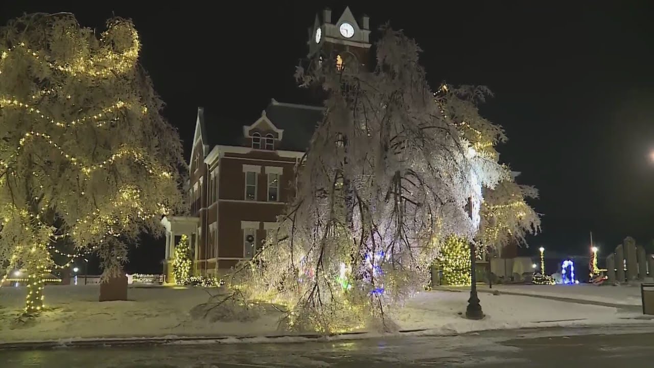 Ice leaves thousands without power in Perry County - YouTube
