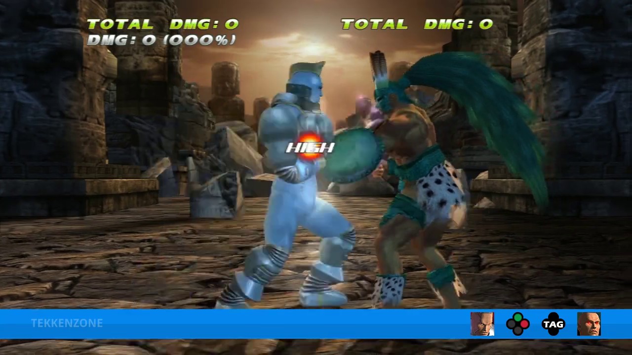 TEKKEN TAG HD - Gun Jack + Jack-2 Tag Throw