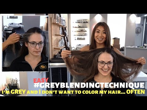 how to FOIL and style FINE HAIR - nvenn hair and beauty