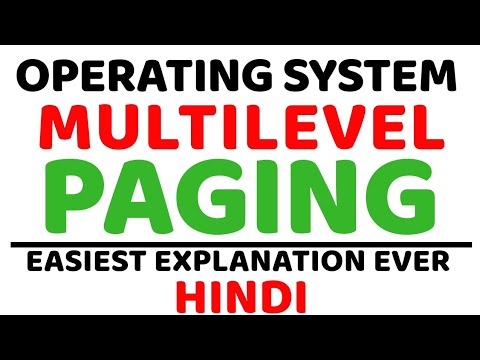 Multilevel Paging ll Operating System ll Explained with Example l Easiest Explanation Ever in Hindi