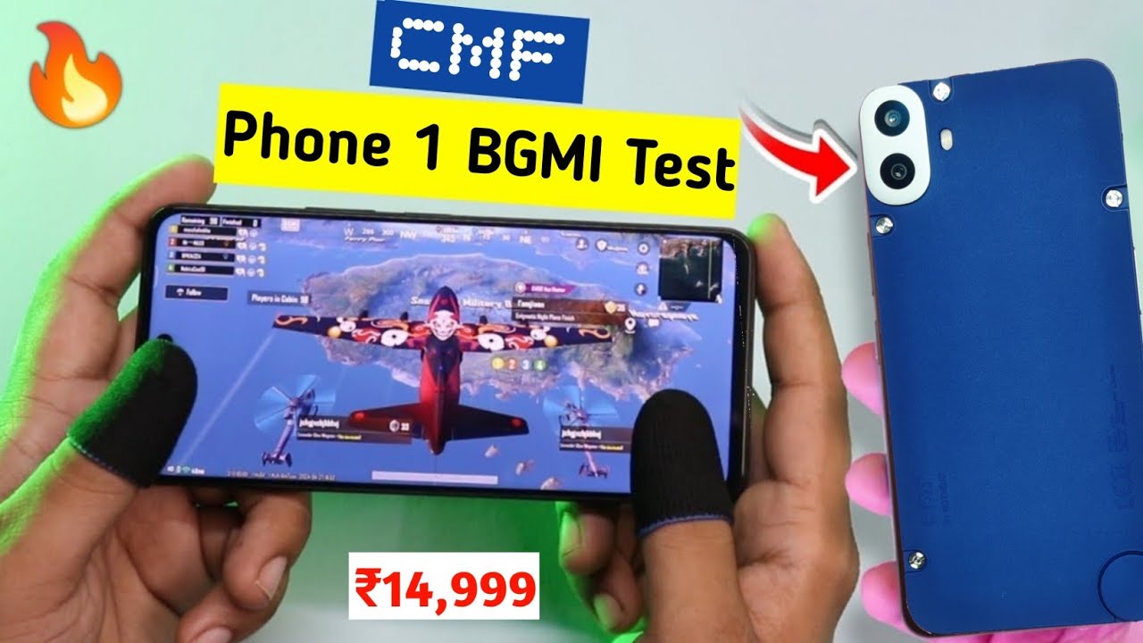 CMF Phone 1 BGMI Gaming Review || Graphic, FPS Gyro,Heating,Battery ...