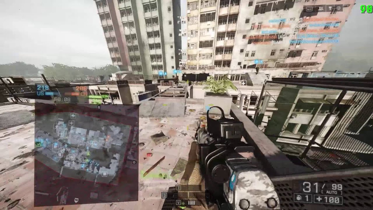 BF4 - test Resolução 1366x768 e render - YouTube