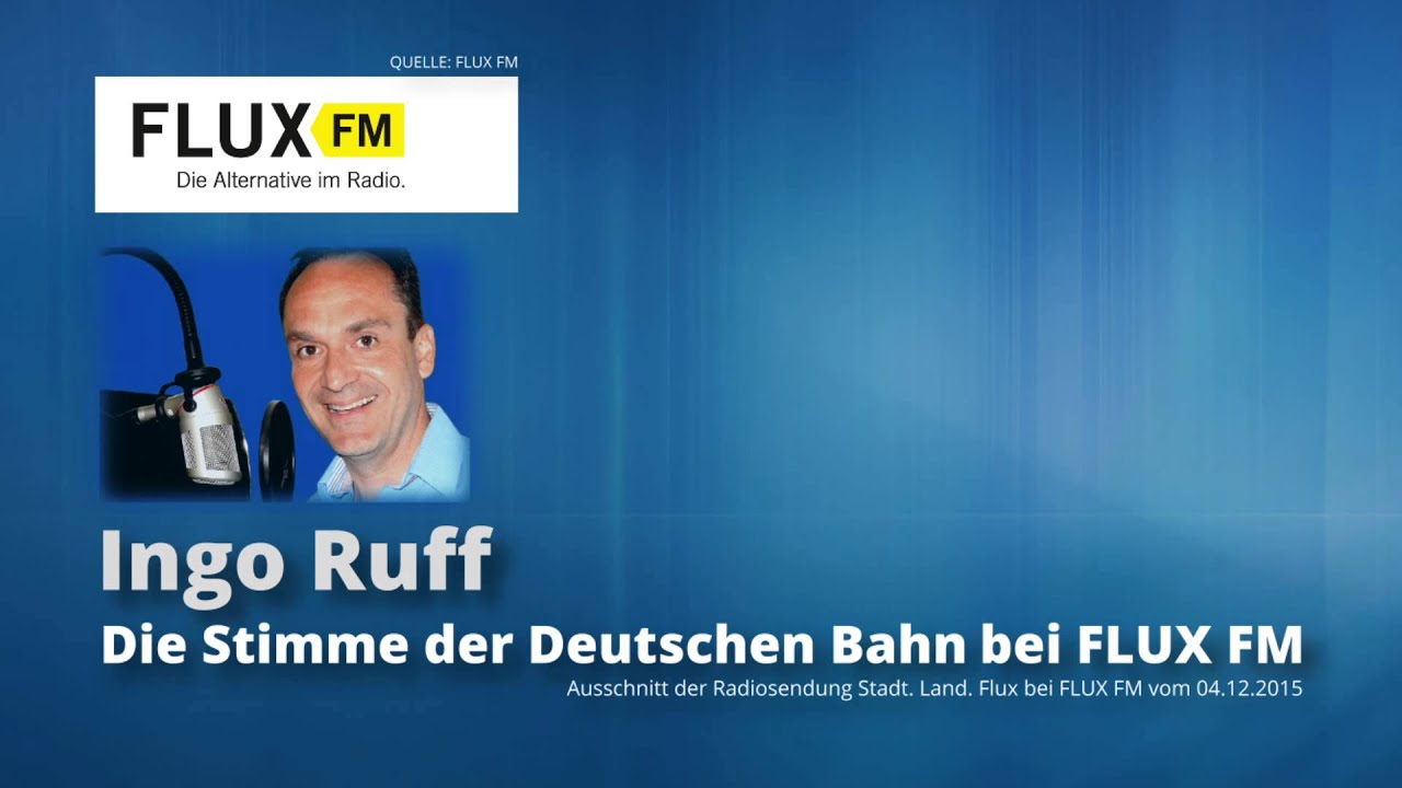 Ingo Ruff zu Gast bei FLUX FM in der Sendung Stadt. Land. Flux.