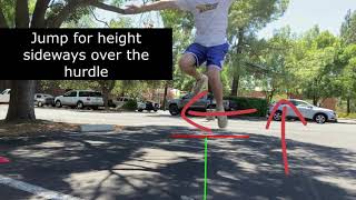 Lateral CMJ Squat Jump 1 to 2