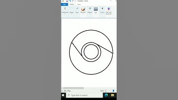 Google chrome making in ms paint quickly #shorts  #google #chrome #logo #mspaintlogo