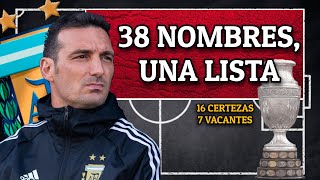 SELECCIÓN ARGENTINA?? ? 38 NOMBRES PARA ARMAR LA LISTA DE COPA AMÉRICA 2021 | Bruno González