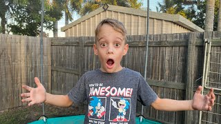 Kids Practicing Trampoline Tricks - Front Flips Come And Play With The Aussie Kids