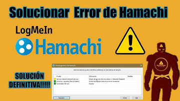Solucionar ERROR del Servicio de LogMeIn Hamachi del Autodiagnostico