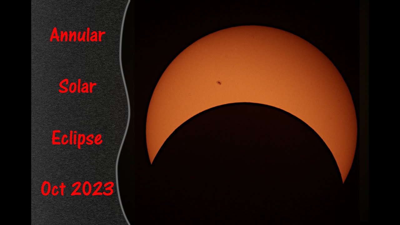 Annular Solar Eclipse October 2023! - YouTube