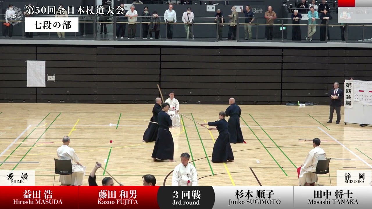 H.MASUDA・K.FUJITA(EHIME) 2 - 1 J.SUGIMOTO・M.TANAKA(SHIZUOKA)_The
