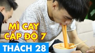 Vignette de la vidéo "THÁCH 28 | Mì Cay Cấp Độ 7 (Phở & Củ Tỏi) | GameShow Hài Hước Việt Nam"