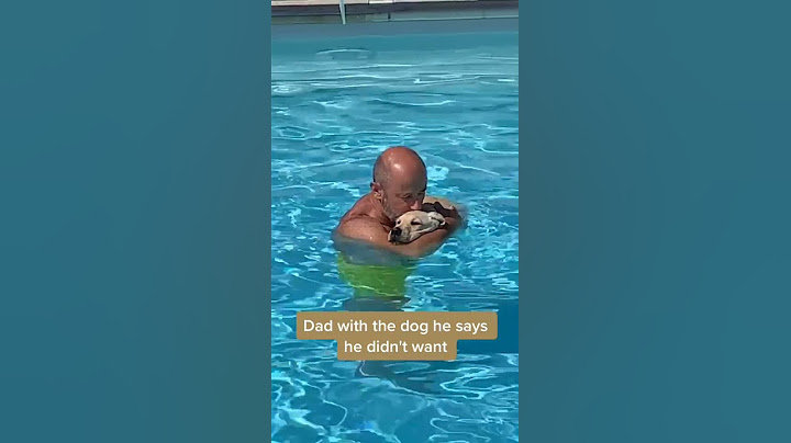 Dad With The Dog He Says He Didn't Want
