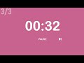 Live study with me • 3-hour Aesthetic Pink Timer 🌸 Silent & Cozy Lofi