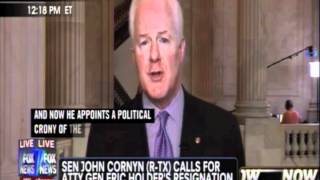Interview - Sen. Cornyn Discusses His Call for A.G. Holder's Resignation
