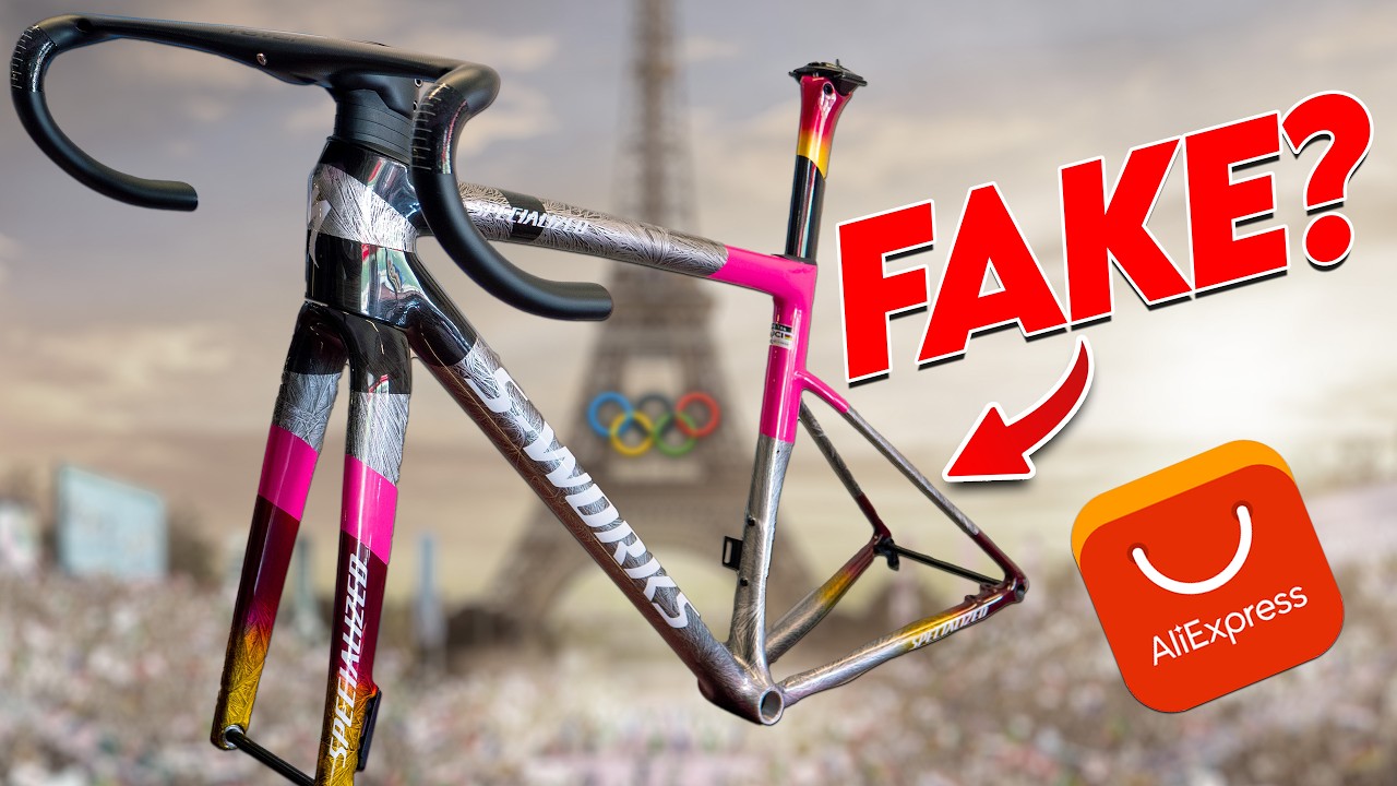 I Bought Remco Evenepoel Tarmac SL8 Olympic Winning Roadbike on Aliexpress!!