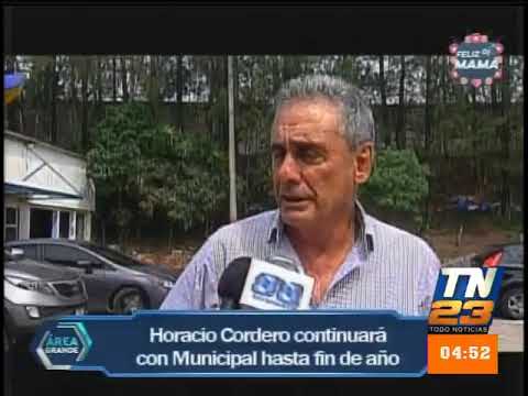 Municipal: Horacio Cordero seguirá como entrenador hasta fin de año