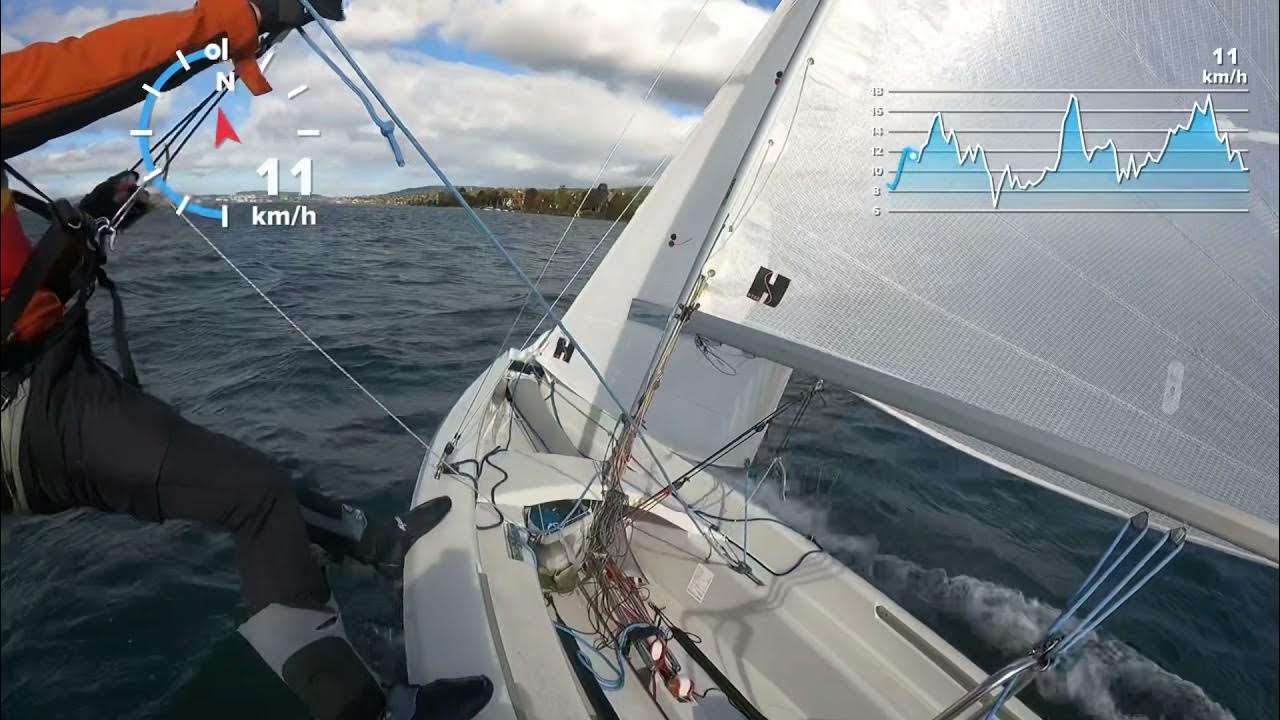 Upwind 2, Laser Stratos Keel, Zürichsee YouTube