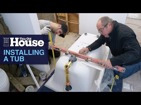 Installing a Tub in a Kid’s Bathroom | This Old House