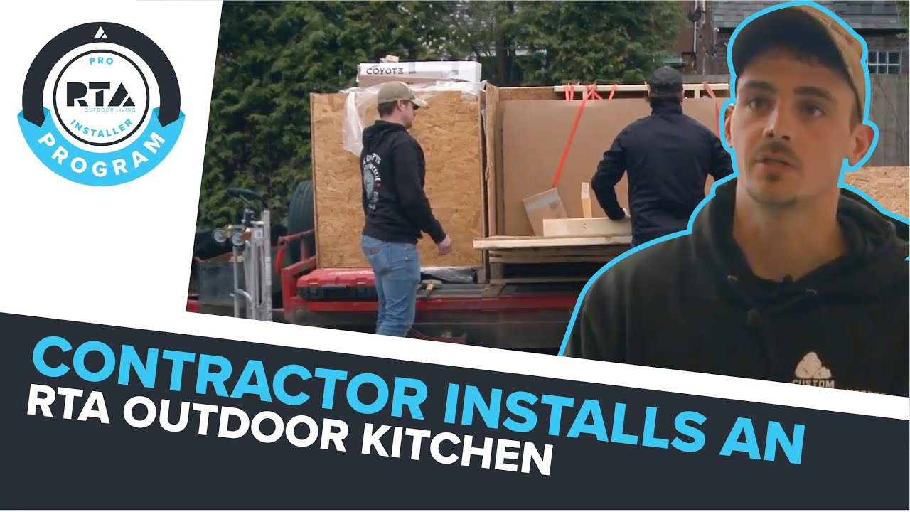 RTA Outdoor Kitchen Assembly Demonstrated by a Pro Installer YouTube