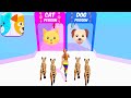 PET WALKER 3D game BEST GAME MAX SCORE 💕🌈👩🏻‍🦰 Gameplay All Levels Walkthrough iOS Android New Game