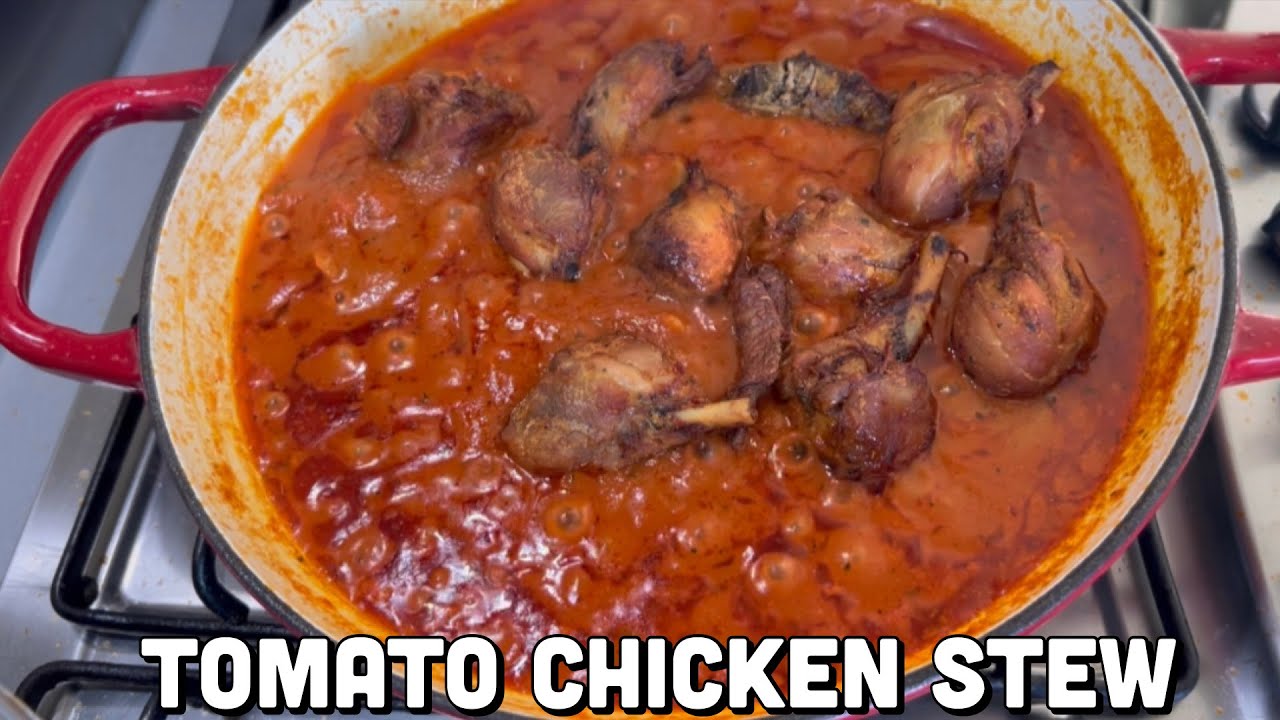 CHICKEN STEW || TOMATO CHICKEN STEW || BEE'SKITCHEN