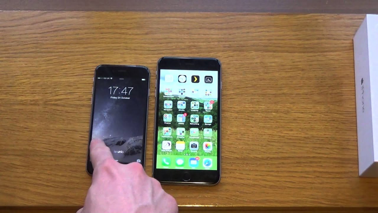 iPhone 6 Unboxing and Size Comparisons - YouTube