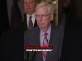 Mitch mcconnell freezes midpress conference