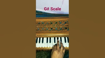 Thumbnail of G# Major Scale Harmonium Notes | #shorts #scale