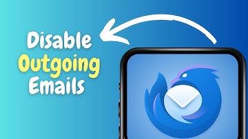 How to Disable Outgoing Emails in Thunderbird