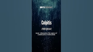 Colpitis Pronunciation | How to Pronounce (say) Colpitis CORRECTLY #shorts #vocabulary