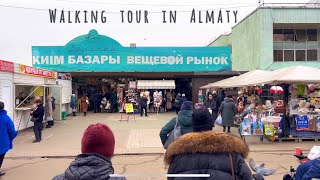 Almaty walking tour|| Green Bazaar||Exploring last day of Kazakhstan|| 🇰🇿