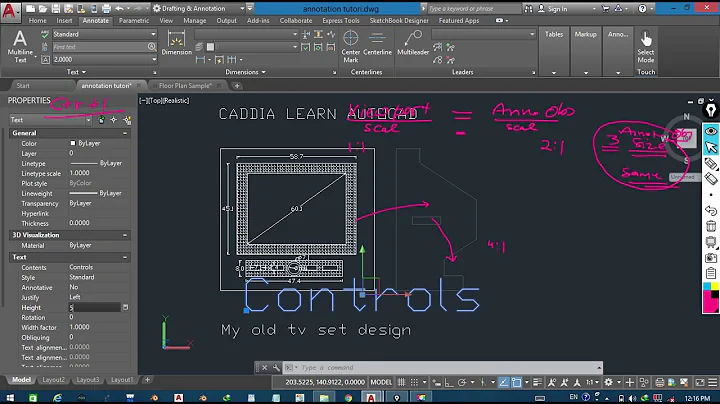 [55]how to use Annotation scale in autocad full depth tutorial must watch