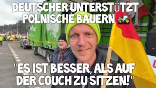 Unterstützung Aus Für Polnische Bauern Solidarität Zeigen Bauernproteste Grenzblockade