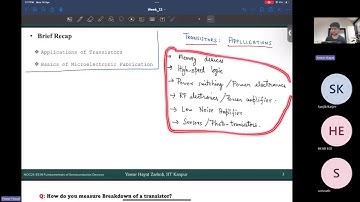 Week 13 | NPTEL NOC25 EE-39 | Fundamentals of Semiconductor Devices