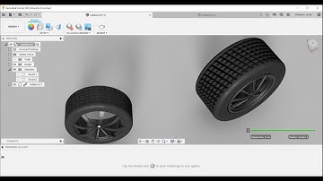 Wheel with Tyre design || Autodesk Fusion 360 || Mech Dude