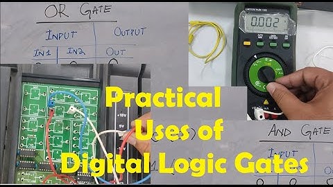 Practical Implementation of Digital Logic Gates | Hardware of NOT, AND, OR Logic Gates