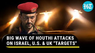 Houthis 'Hammer' Israeli City With Ballistic Missiles; Attack U.S., UK Ships | Watch