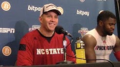 Listen to NC State's Dave Doeren's comments after the Wolfpack's victory in the Bitcoin Bowl