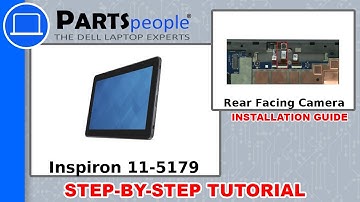 Dell Latitude 11-5179 (T04E001) Rear Facing Camera How-To Video Tutorial