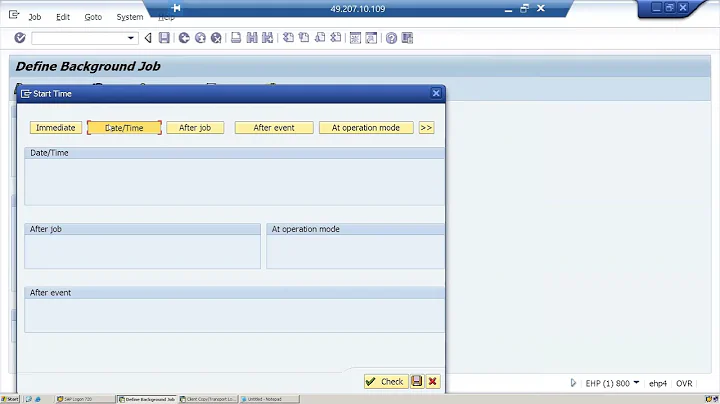 SAP background job Part-2