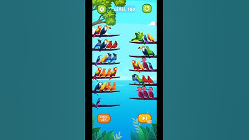 Bird Sort Puzzle Level 180 Gameplay Android IOS