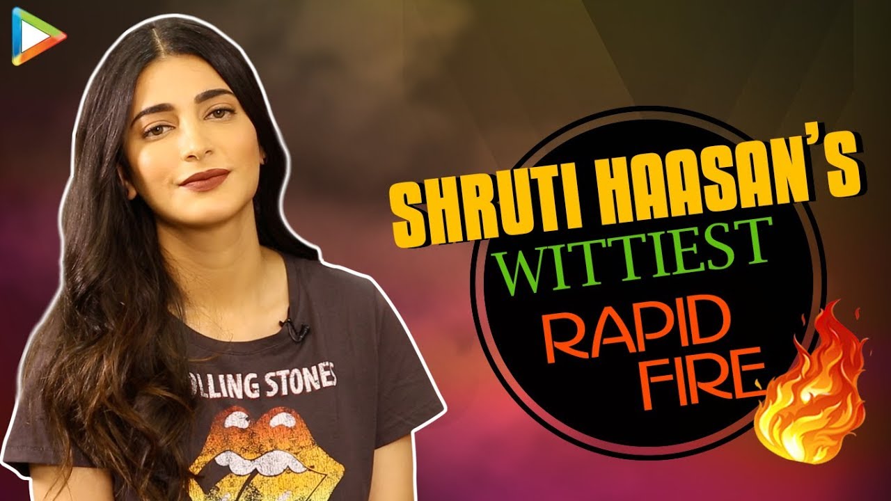 Shah Rukh Khan, How Are You So LOVELY All the Time?”: Shruti Haasan, Rapid  Fire